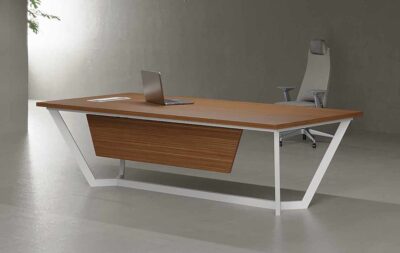 Snow Straight Executive Desk - Highmoon Office Furniture Manufacturer and Supplier