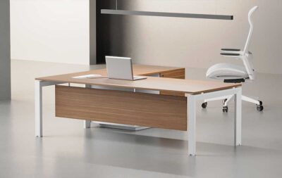 Nade L Shaped Executive Desk (Open type) - Highmoon Office Furniture Manufacturer and Supplier