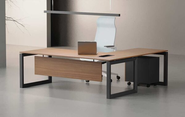 Nade L Shaped Manager Desk (Closed type)