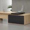 Drad L-Shaped Executive Desk – Premium Modern Office Desk with Ample Workspace