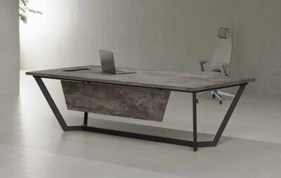 Snow Straight Executive Desk - Highmoon Office Furniture Manufacturer and Supplier