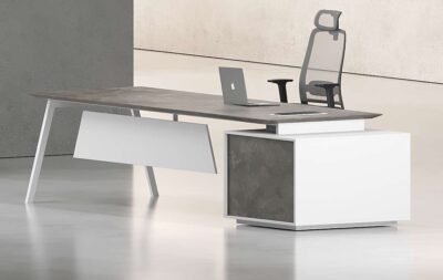 Orange Straight Executive Desk - Highmoon Office Furniture Manufacturer and Supplier