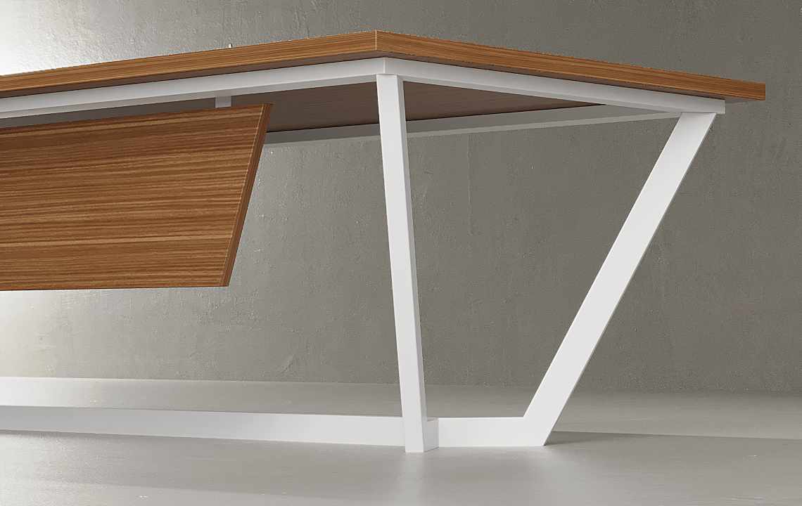 Snow Straight Executive Desk