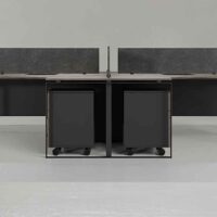 Sync 4 Cluster L Shaped Workstation