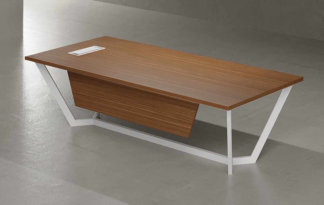 Snow Straight Executive Desk