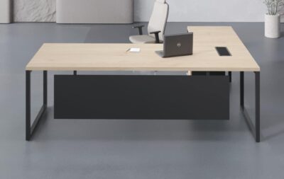 Tron L shaped executive Desk ( Closed Type )