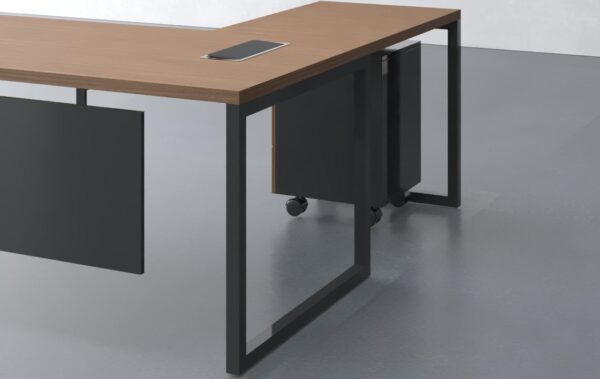 Tron L shaped executive Desk ( Closed Type )