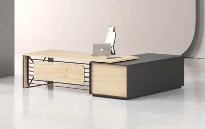 Cube L Shaped Executive Desk - Highmoon Office Furniture Manufacturer and Supplier