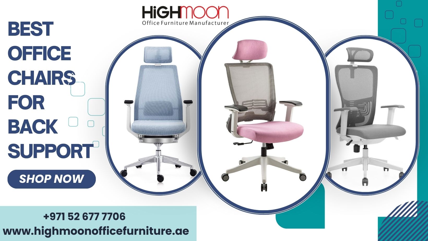 Back Support Chairs in Dubai - Ergonomic Office Chairs UAE