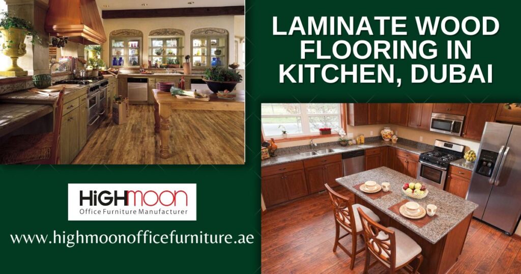 Laminate Wood Flooring in Kitchen, Dubai
