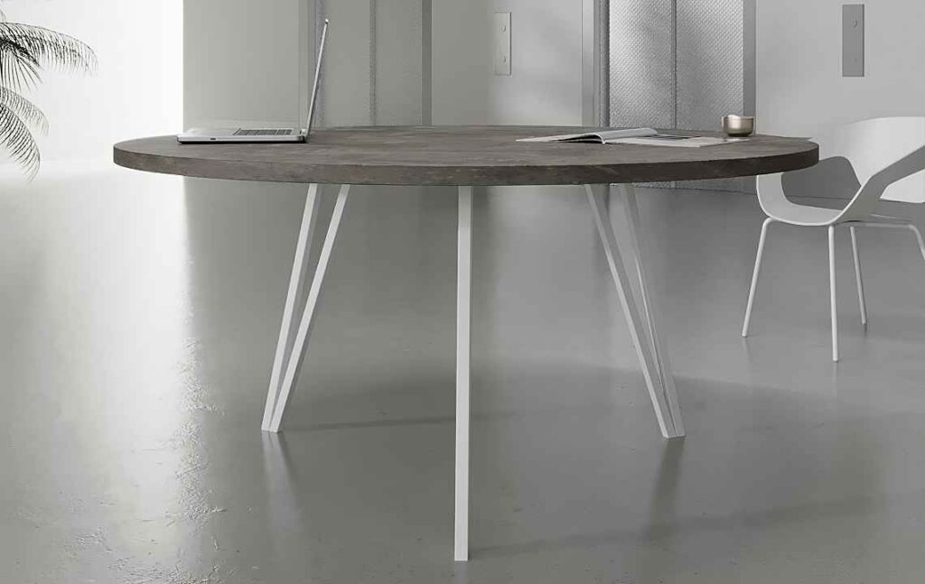 Crest Round Meeting Table - Highmoon Office Furniture Manufacturer and Supplier