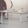 Nade Conference Table White Leg