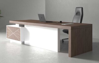 Lux Straight CEO Executive Desk - Highmoon Office Furniture Manufacturer and Supplier