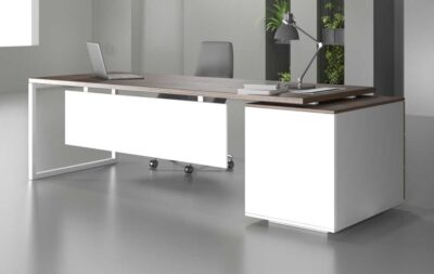Tron Straight executive Desk (Closed Type) - Highmoon Office Furniture Manufacturer and Supplier