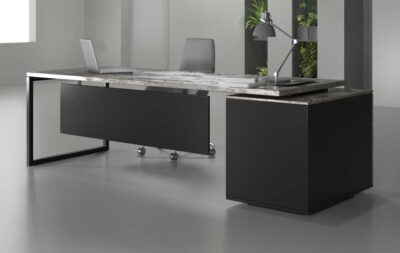 Tron Straight executive Desk (Closed Type) - Highmoon Office Furniture Manufacturer and Supplier