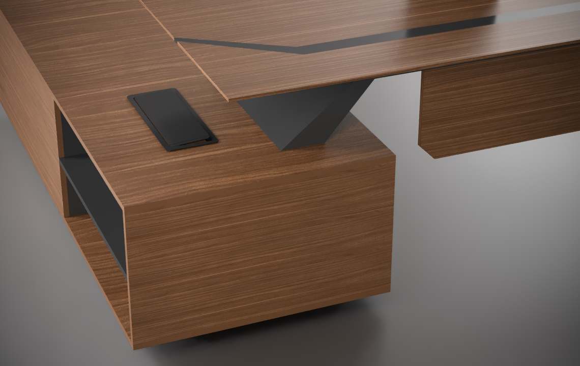 Crystal CEO Executive Desk