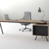 Italia Straight CEO Executive Desk - Highmoon Office Furniture Manufacturer and Supplier