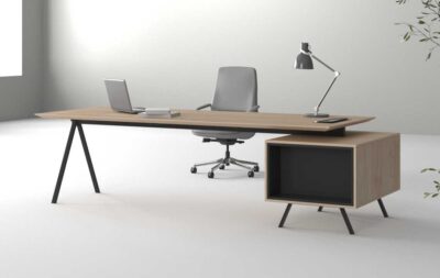 Italia Straight CEO Executive Desk - Highmoon Office Furniture Manufacturer and Supplier
