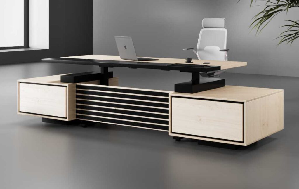 Kora Straight Ergonomic Executive Desk