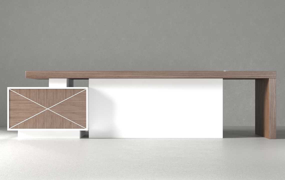 Lux Straight CEO Executive Desk
