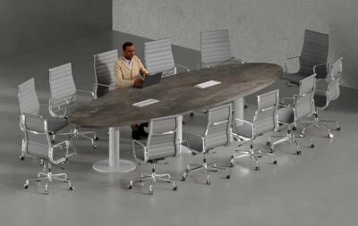 Olive Boardroom Table -Highmoon Office Furniture Manufacturer and Supplier