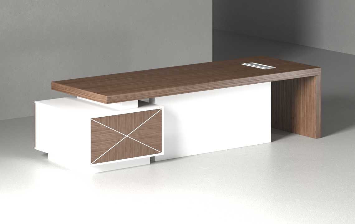 Lux Straight CEO Executive Desk