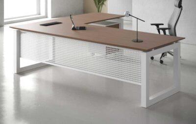 Moon L Shaped Executive Desk - Highmoon Office Furniture Manufacturer and Supplier