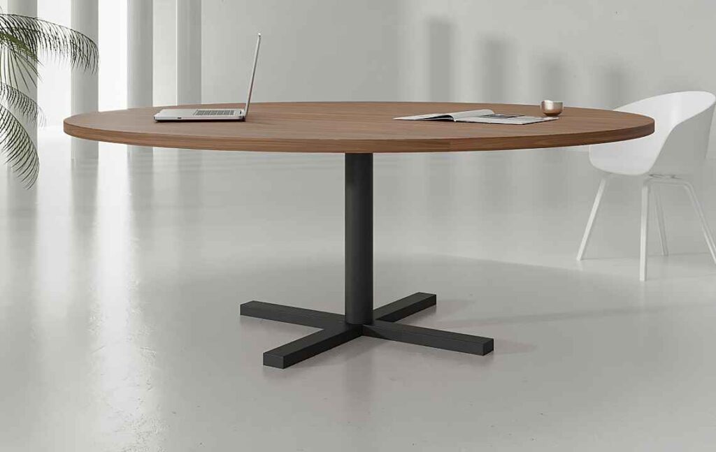 Aurora Round Meeting Table - Highmoon Office Furniture Manufacturer and Supplier