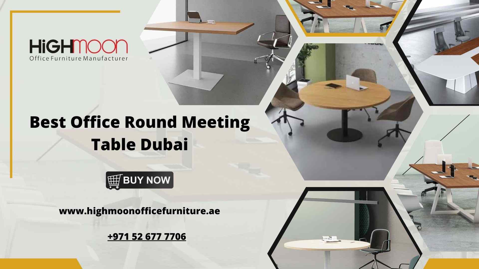 Best Office Round Meeting Table Dubai