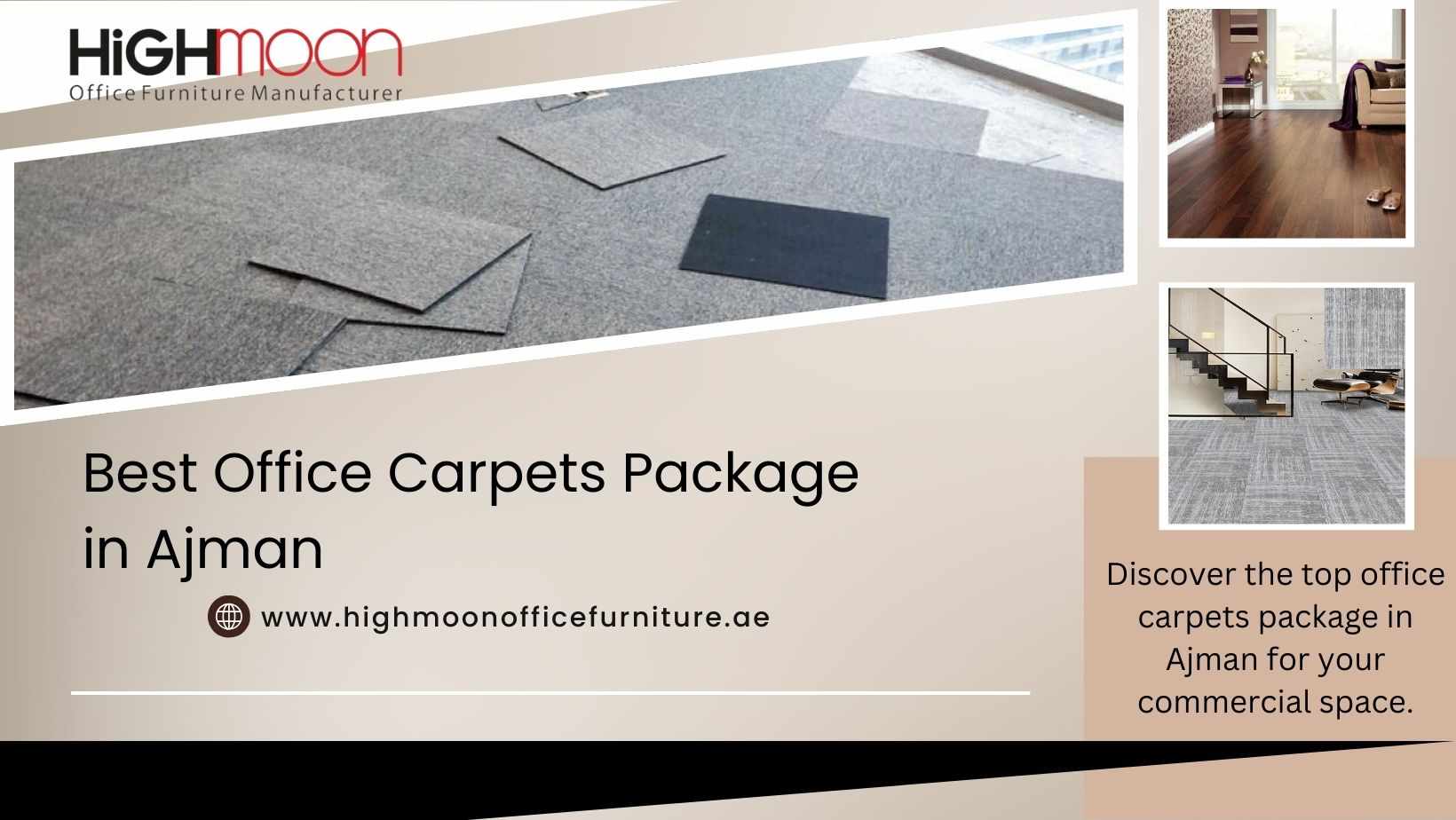 Discover the top office carpets package in Ajman for your commercial space.