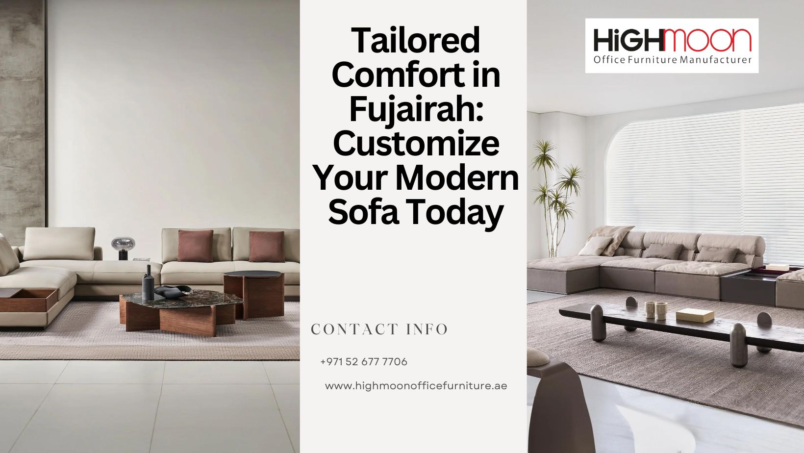 Customizable Modern Sofas Fujairah