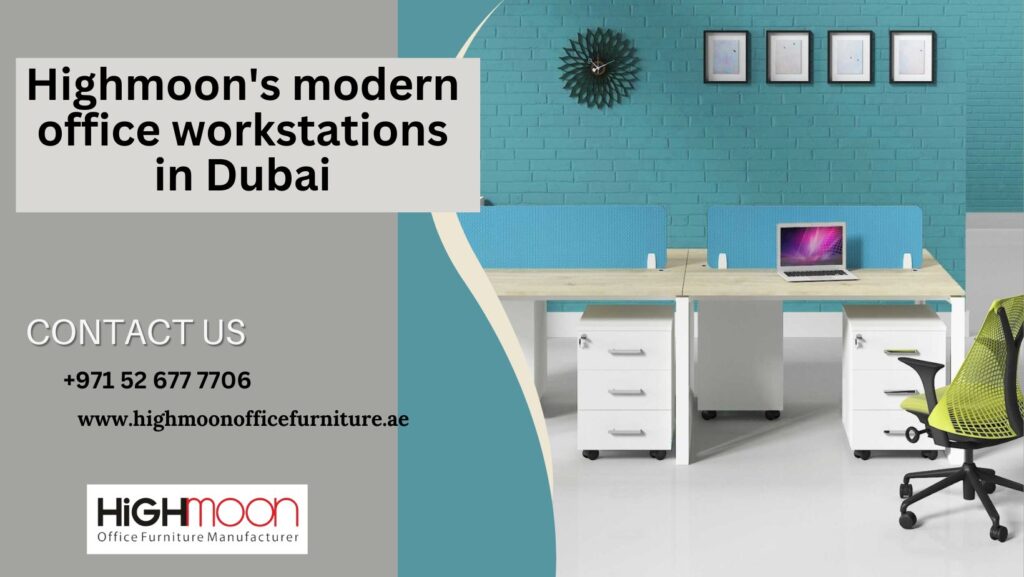 Highmoon Modern Office Workstation Dubai