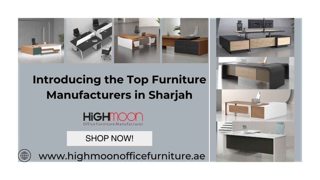 Furniture showroom in Sharjah with a variety of premium furniture pieces on display