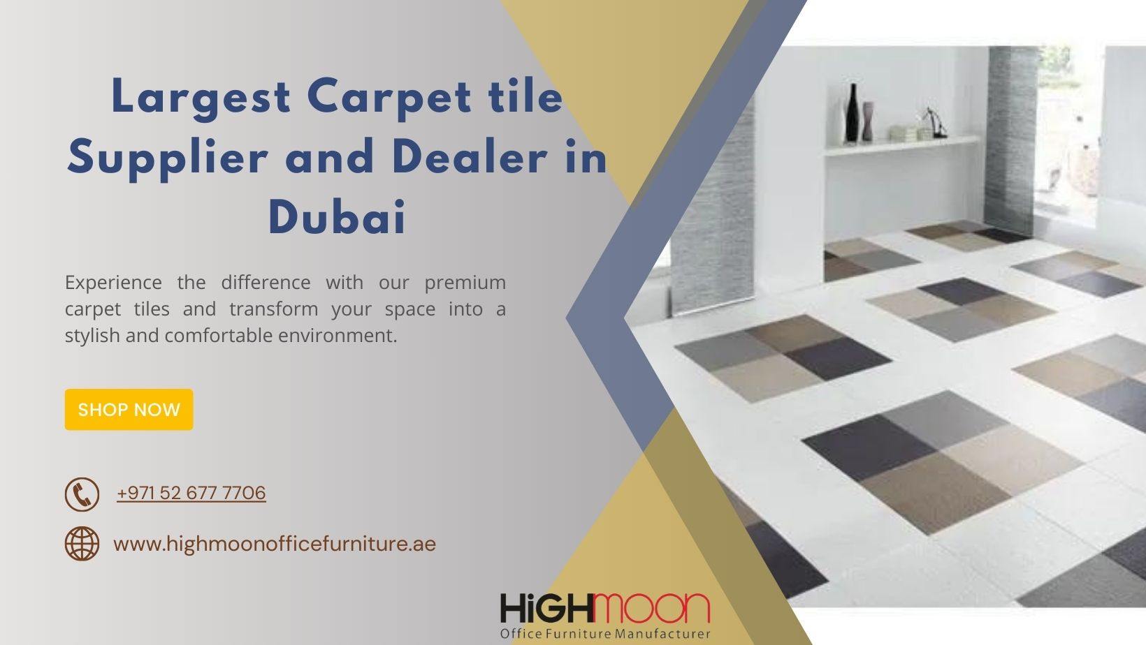 Largest carpet tile supplier and dealer in Dubai