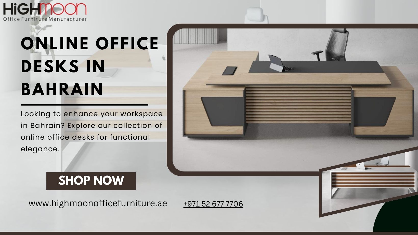 Online office desks in Bahrain