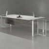 Glass Top Conference Table