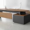 Evox L Shaped CEO Executive Desk