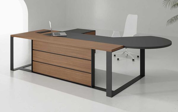 Huro L Shaped CEO Executive Desk