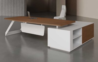 Vela L Shaped CEO Executive Desk