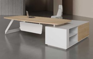 Vela L Shaped CEO Executive Desk