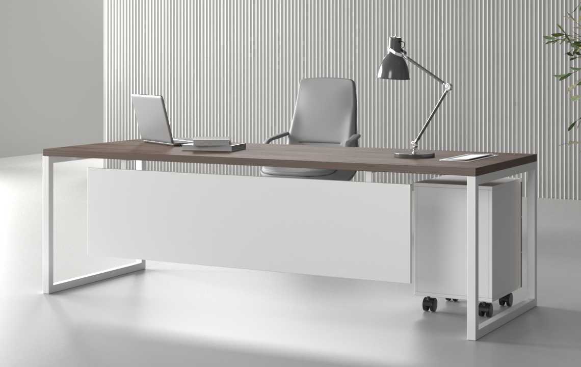 Tron Straight executive Desk | Highmoon Furniture | Buy Now