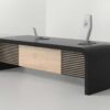 Coco Straight CEO Executive Desk - Highmoon Office Furniture Manufacturer and Supplier