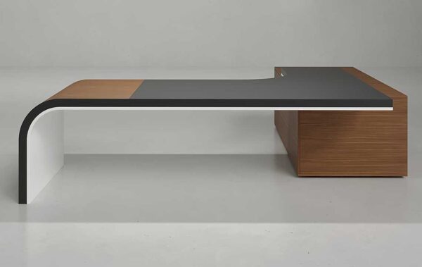 Brio L Shaped CEO Executive Desk