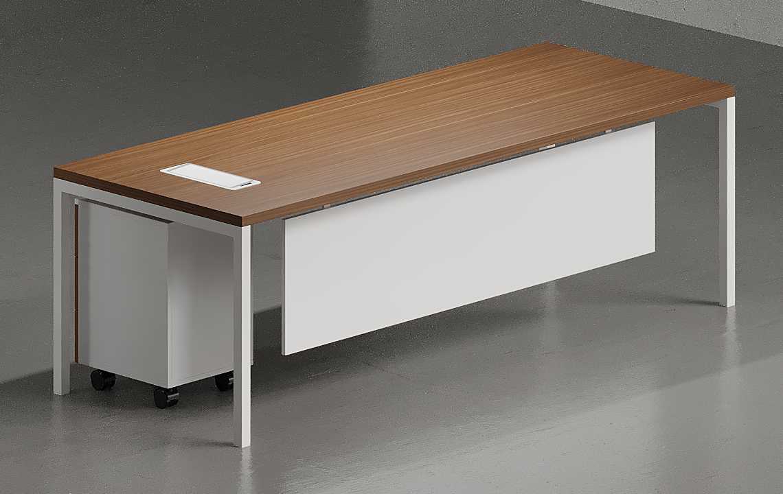 Tron V2 Straight Executive Desk ( Open Type )