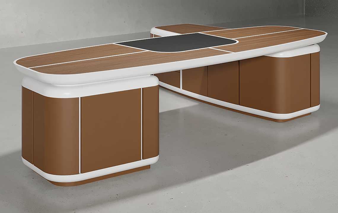 Sivo L Shaped CEO Executive Desk