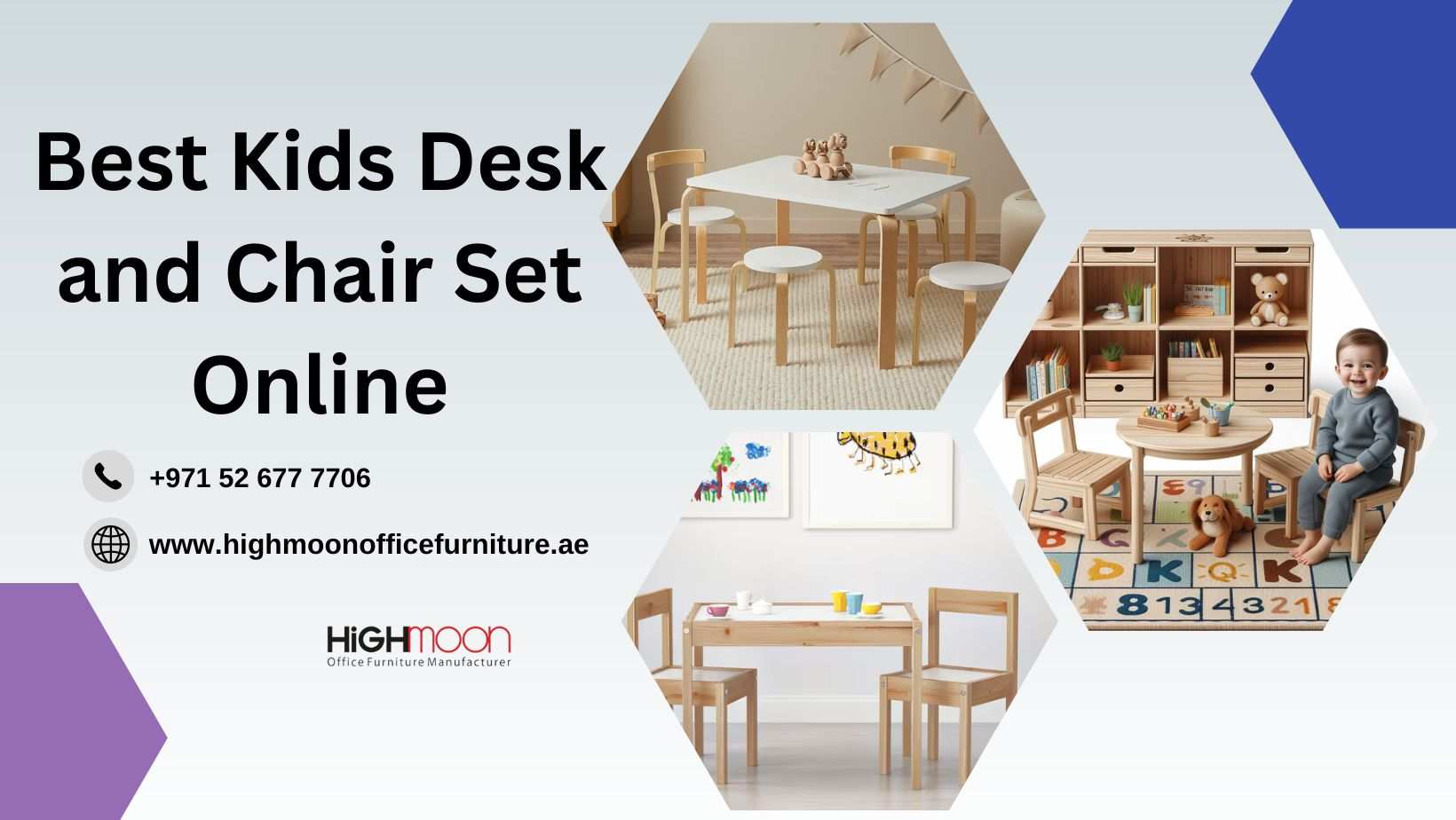 Buy Best Kids Desk and Chair Set Online in Dubai UAE
