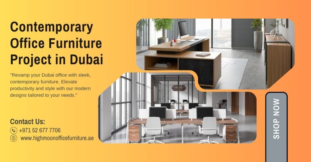 Contemporary Office Furniture Project in Dubai