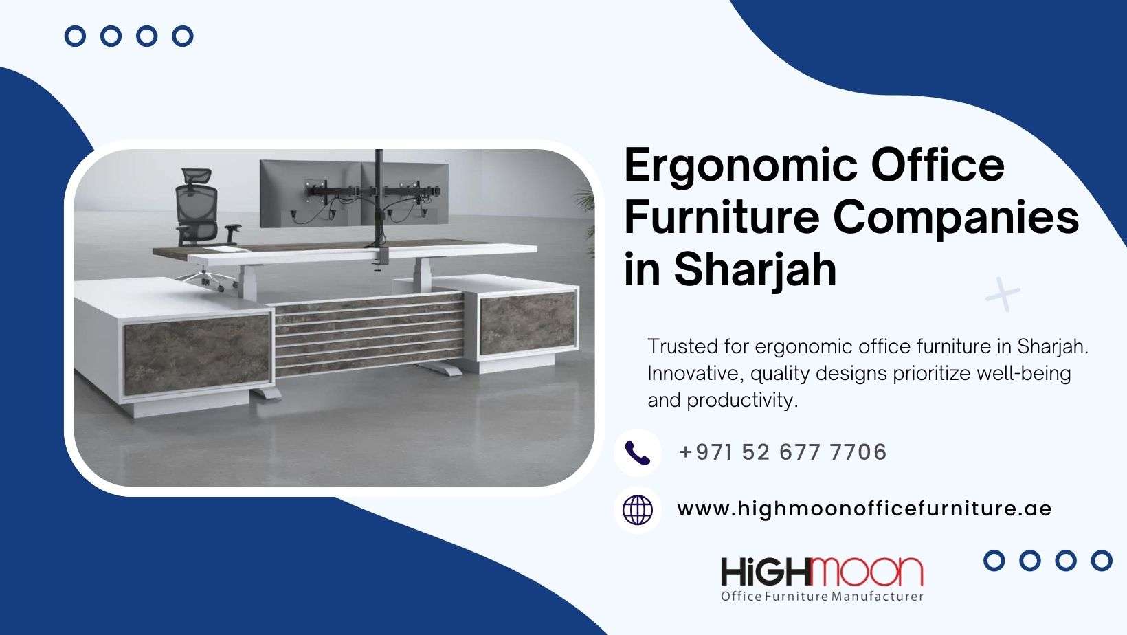 Ergonomic Office Furniture Companies in Sharjah