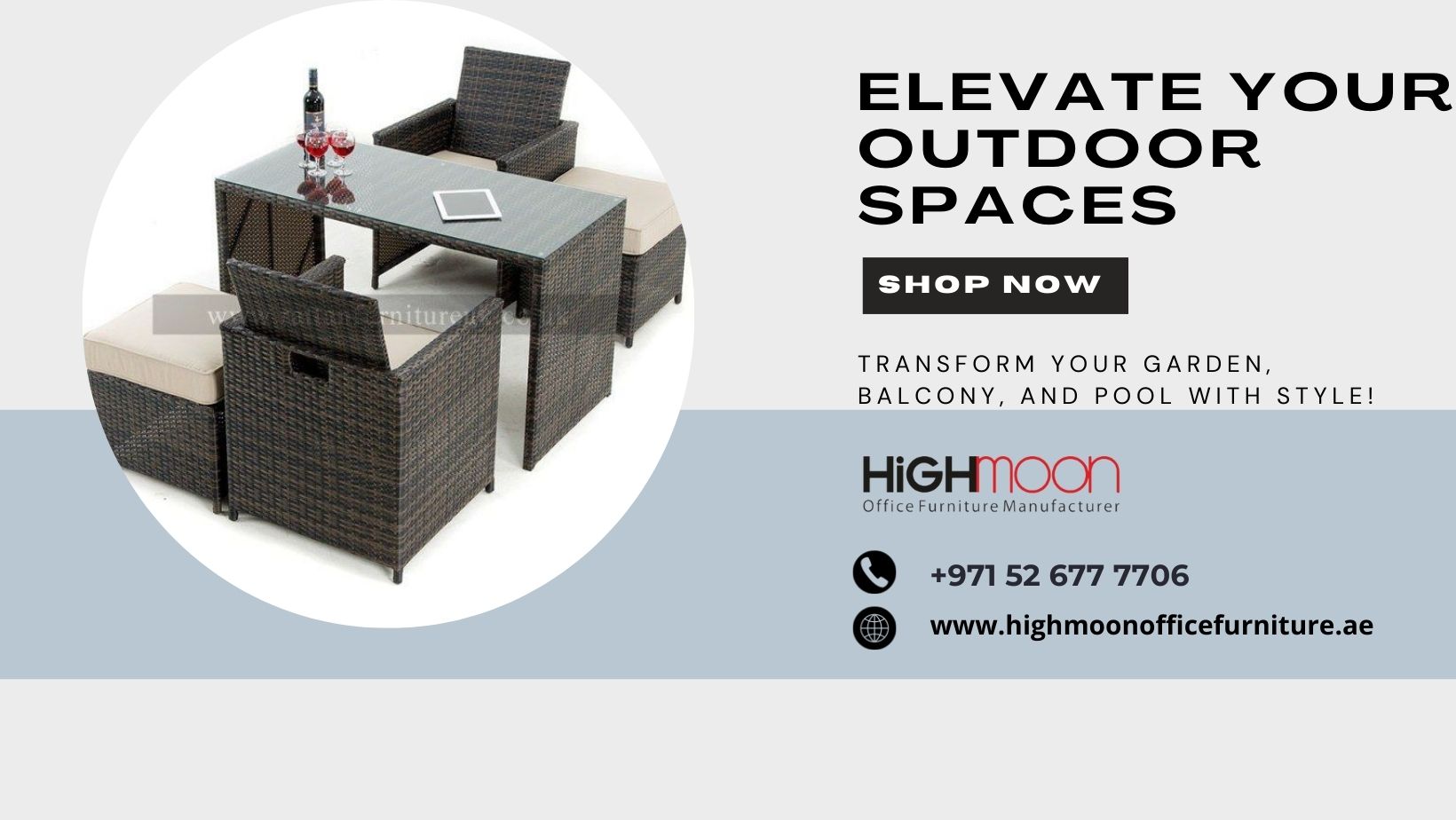 outdoor furniture Dubai