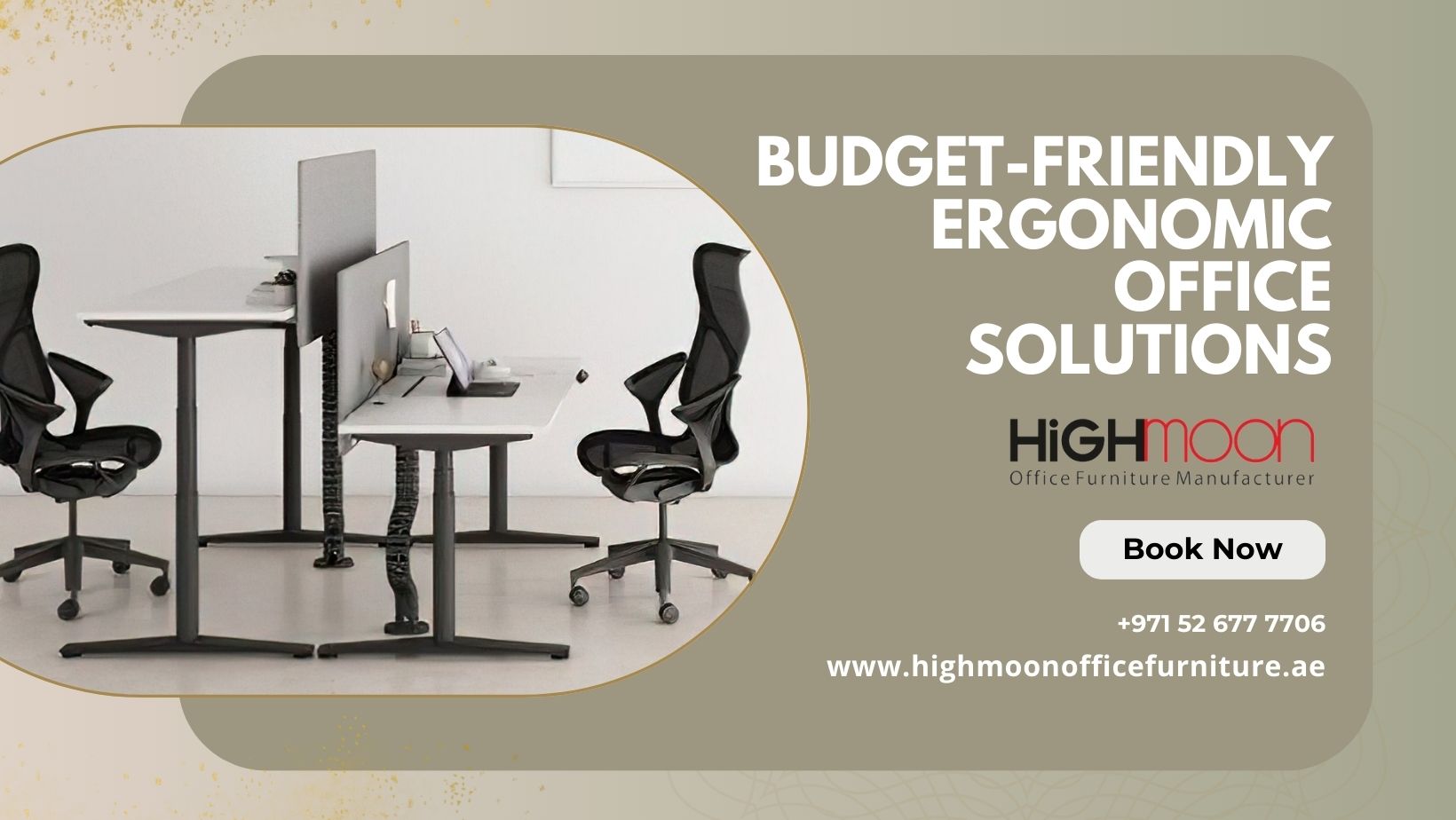 Ergonomic office furniture price UAE